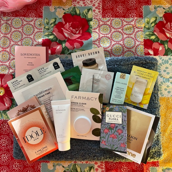 various Other - Ulta Blue Cosmetic Bag with Samples New